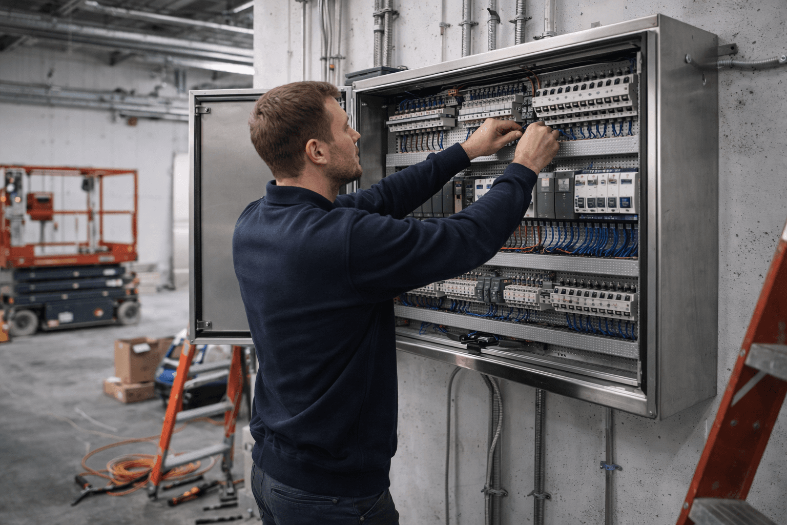 Technikus PLC kapcsolószekrényt retrofittel és dokumentálással korszerűsít